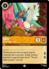 Suzy - Master Seamstress - Archazia's Island - Disney Lorcana card