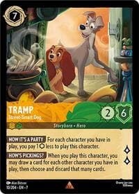 Tramp - Street-Smart Dog - Archazia's Island - Disney Lorcana card