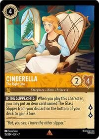 Cinderella - The Right One - Archazia's Island - Disney Lorcana card