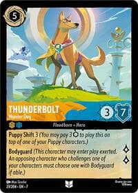 Thunderbolt - Wonder Dog - Archazia's Island - Disney Lorcana card