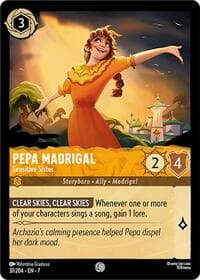 Pepa Madrigal - Sensitive Sister - Archazia's Island - Disney Lorcana card