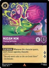 Madam Mim - Cheating Spellcaster - Archazia's Island - Disney Lorcana card