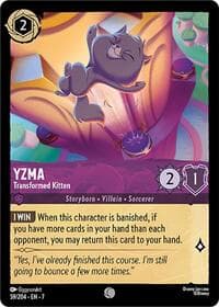 Yzma - Transformed Kitten - Archazia's Island - Disney Lorcana card