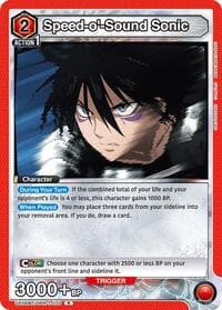 Speed-o'-Sound Sonic (070) - UE06BT: One Punch Man - Union Arena card