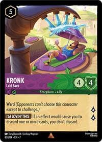 Kronk - Laid Back - Archazia's Island - Disney Lorcana card