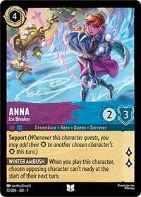 Anna - Ice Breaker - Archazia's Island - Disney Lorcana card
