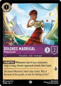 Dolores Madrigal - Within Earshot - Archazia's Island - Disney Lorcana card