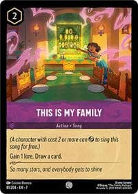 This Is My Family - Archazia's Island - Disney Lorcana card