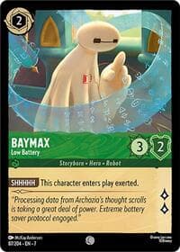 Baymax - Low Battery - Archazia's Island - Disney Lorcana card