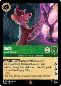 Basil - Secret Informer - Archazia's Island - Disney Lorcana card