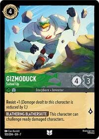 Gizmoduck - Suited Up - Archazia's Island - Disney Lorcana card