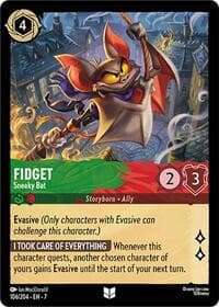 Fidget - Sneaky Bat - Archazia's Island - Disney Lorcana card
