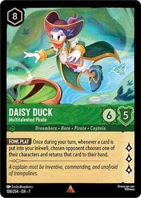 Daisy Duck - Multitalented Pirate - Archazia's Island - Disney Lorcana card
