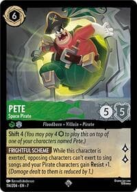 Pete - Space Pirate - Archazia's Island - Disney Lorcana card