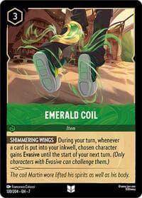Emerald Coil - Archazia's Island - Disney Lorcana card