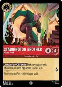 Stabbington Brother - With a Patch - Archazia's Island - Disney Lorcana card
