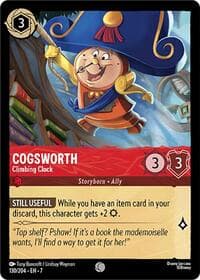 Cogsworth - Climbing Clock - Archazia's Island - Disney Lorcana card