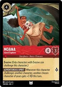 Moana - Island Explorer - Archazia's Island - Disney Lorcana card