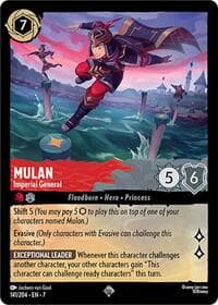 Mulan - Imperial General - Archazia's Island - Disney Lorcana card