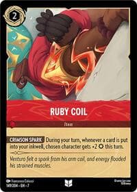 Ruby Coil - Archazia's Island - Disney Lorcana card