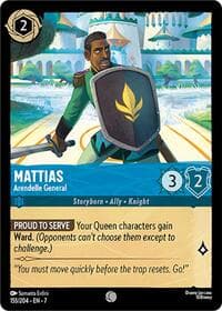 Mattias - Arendelle General - Archazia's Island - Disney Lorcana card