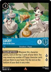 Lucky - Runt of the Litter - Archazia's Island - Disney Lorcana card