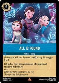 All Is Found - Archazia's Island - Disney Lorcana card