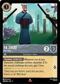 Fa Zhou - War Hero - Archazia's Island - Disney Lorcana card