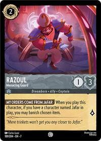 Razoul - Menacing Guard - Archazia's Island - Disney Lorcana card
