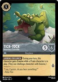 Tick-Tock - Relentless Crocodile - Archazia's Island - Disney Lorcana card
