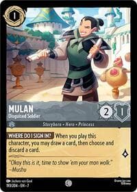 Mulan - Disguised Soldier - Archazia's Island - Disney Lorcana card