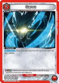 Garou (075) - UE06BT: One Punch Man - Union Arena card