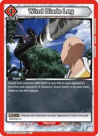 Wind Blade Leg - UE06BT: One Punch Man - Union Arena card