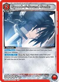 Speed-o'-Sound Sonic (112) - UE06BT: One Punch Man - Union Arena card