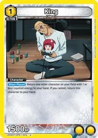 King - UE06ST: One Punch Man Starter Deck - Union Arena card
