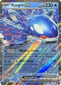 Kyogre ex - 178 - SV: Scarlet & Violet Promo Cards - Pokemon card