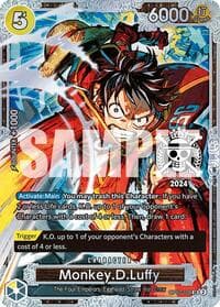 Monkey.D.Luffy (Championship 2024 World Final 2nd Place) - One Piece Promotion Cards - One Piece Card Game card