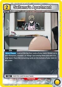 Saitama's Apartment - UE06ST: One Punch Man Starter Deck - Union Arena card