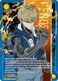 Genos (006) (R*) - UE06BT: One Punch Man - Union Arena card