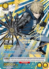 Genos (007) (SR**) - UE06BT: One Punch Man - Union Arena card
