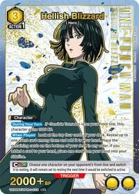 Hellish Blizzard (022) (R*) - UE06BT: One Punch Man - Union Arena card