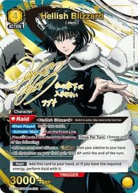 Hellish Blizzard (023) (SR**) - UE06BT: One Punch Man - Union Arena card