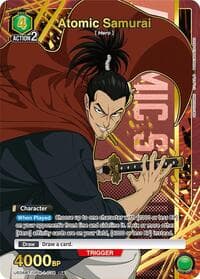 Atomic Samurai (R*) - UE06BT: One Punch Man - Union Arena card