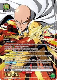 Saitama (062) (SR**) - UE06BT: One Punch Man - Union Arena card