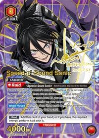 Speed-o'-Sound Sonic (071) (SR**) - UE06BT: One Punch Man - Union Arena card