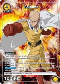 Saitama (106) (SR*) - UE06ST: One Punch Man Starter Deck - Union Arena card