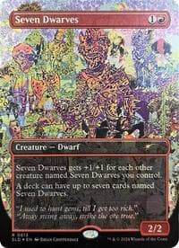 Seven Dwarves (0813) - Secret Lair Drop Series - Magic: The Gathering card
