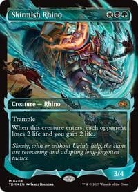 Skirmish Rhino (Showcase) - Tarkir: Dragonstorm - Magic: The Gathering card