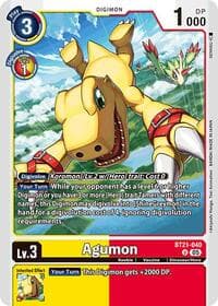 Agumon - BT21-040 - World Convergence - Digimon Card Game card