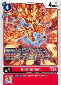 Birdramon - Starter Deck 20: Protector of Light - Digimon Card Game card